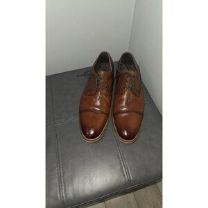 STACY ADAMS Oxford Dress Shoes Mens Size 9.5M Lace Up Wedding New Years Eve